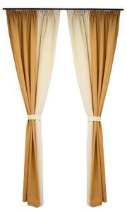 Set draperii Velaria caramel, 2x120x230 cm