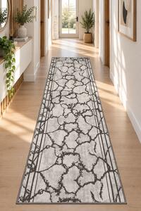 Traversa Moderna, Frida 10457, Gri, Latime 60 cm, Diverse Lungimi