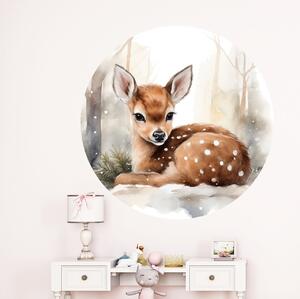 Sticker decorativ pentru copii - Pui de caprioara