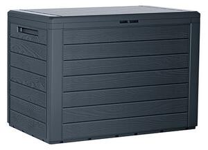 Cutie de grădină antracit 78cm 190L WOODEBOX