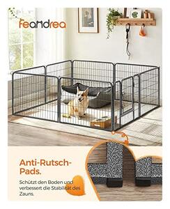 Tarc pentru animale de companie, Feandrea, PPK86G, 77 x 60 cm