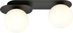 Emibig Plaza lampă de tavan 2x10 W negru-opal 1118/2