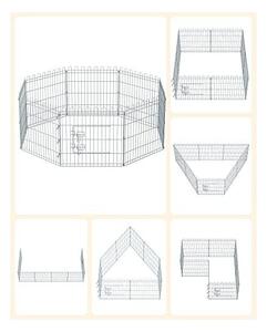 Tarc pentru animale de companie, Feandrea, Argintiu, PPK001W01, 159 x 159 x 61 cm