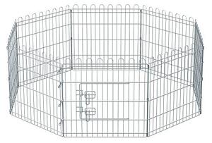 Tarc pentru animale de companie, Feandrea, Argintiu, PPK001W01, 159 x 159 x 61 cm