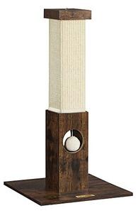 Stalp de zgariat pentru pisici, Feandrea, PCA021X01, Maro Rustic, 73 cm