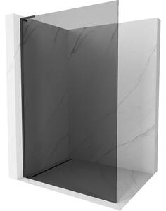 Mexen Kioto L, paravan de dus walk-in 70 x 200 cm, sticla gri 8 mm, profil negru, 800-070-103-70-40