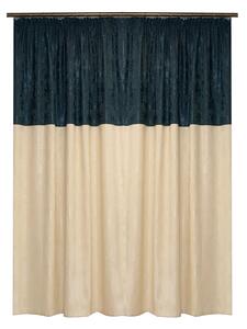 Set draperii Velaria Asos turcoaz marin, 2x145x190 cm