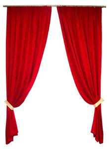 Set draperii Velaria rosie, 2x200x245 cm