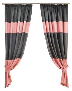 Set draperii Velaria gri-roz, 2x160x235 cm