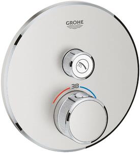 Grohe Grohtherm SmartControl baterie de duș ascuns cu termostat SuperSteel 29118DC0