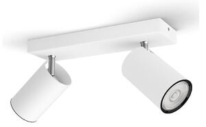 Spot KOSIPO 2xGU10/5,5W/230V alb Philips