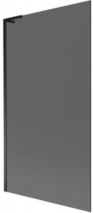 Mexen Next L, paravan de baie cu 1 aripă 100 x 150 cm, sticlă gri 6 mm, profil negru, 895-100-000-03-40-70