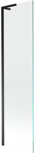 Mexen Next L, paravan de baie cu 1 aripă 50 x 150 cm, sticlă transparentă de 6 mm, profil negru, 895-050-000-03-00-70