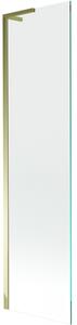 Mexen Next L, paravan de baie cu 1 aripă 50 x 150 cm, sticlă transparentă de 6 mm, profil auriu lucios, 895-050-000-03-00-50