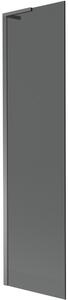 Mexen Next L, paravan de baie cu 1 aripă 50 x 150 cm, sticlă gri 6 mm, profil grafit, 895-050-000-03-40-95
