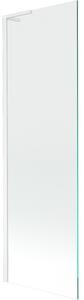 Mexen Next L, paravan de baie cu 1 aripă 60 x 150 cm, sticlă transparentă de 6 mm, profil alb, 895-060-000-03-00-20