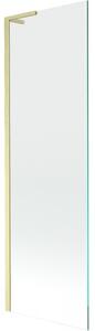 Mexen Next L, paravan de baie cu 1 aripă 60 x 150 cm, sticlă transparentă de 6 mm, profil auriu mat, 895-060-000-03-00-55