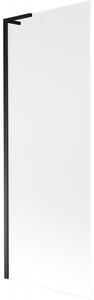 Mexen Next L, paravan de baie cu 1 aripă 70 x 150 cm, sticlă mată 6 mm, profil negru, 895-070-000-03-30-70
