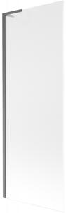 Mexen Next L, paravan de baie cu 1 aripă 70 x 150 cm, sticlă mată de 6 mm, profil grafit, 895-070-000-03-30-66