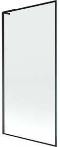 Mexen Next L, paravan de baie cu 1 aripă 90 x 150 cm, model sticlă transparentă-negru de 6 mm, profil negru, 895-090-000-03-70-70