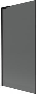 Mexen Next L, paravan de baie cu 1 aripă 90 x 150 cm, sticlă gri 6 mm, profil negru, 895-090-000-03-40-70