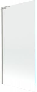 Mexen Next L, paravan de baie cu 1 aripă 90 x 150 cm, transparent, sticlă transparentă de 6 mm, profil din oțel periat, 895-090-000-03-00-97