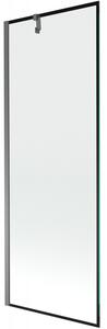 Mexen Next, paravan de baie cu 1 aripă 70 x 150 cm, sticlă transparentă de 6 mm - model negru, grafit, 895-070-000-00-70-95