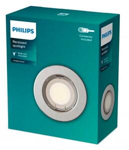 Philips PERIDOT - Spot LED încastrat RGBW dimabil 1xGU10/6,5W/230V argintiu