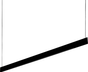 Ideal Lux - Lampă LED suspendată pe cablu DESK ACCENT LED/36W/230V CRI 90 120 cm neagră