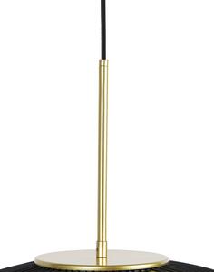 Lampă suspendată design auriu cu negru 60 cm - Dobrado