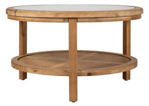 Masuta de cafea decorativa, din lemn de pin, Natur, 75 cm. Firmin