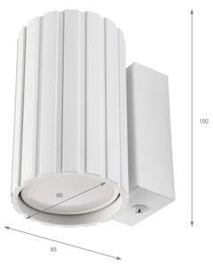 Brilagi - Aplică de perete CRISPINA 1xGU10/10W/230V 10 cm albă
