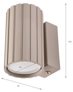Brilagi - Aplica de perete CRISPINA 1xGU10/10W/230V 10 cm bej