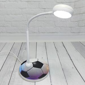 Niermann Standby Fußball lampă de masă cu braț flexibil, Alb, Camera copiilor