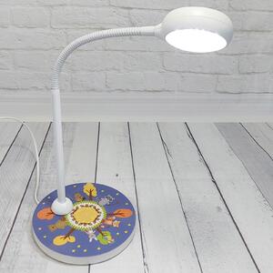 Niermann Standby Waldtiere lampă de masă cu braț flexibil, Alb, Camera copiilor