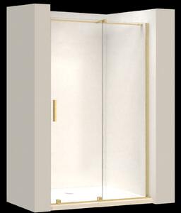 Rea Montana, usa de dus culisanta in deschidere 110x200, sticla transparenta de 6 mm, profil auriu mat, KPL-K6402