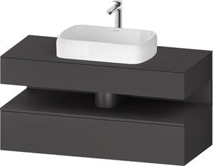 Duravit Qatego dulap 120x55x60 cm dulap atârnat sub chiuvetă grafit QA4732049490010