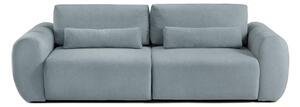 Canapea Extensibilă 3 locuri VERSA, cu 2 lăzi depozitare, 260x110x85 cm, Albastru-Loft