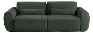 Canapea Extensibilă 3 locuri VERSA, cu 2 lăzi depozitare, 260x110x85 cm, Verde-Inchis-Loft