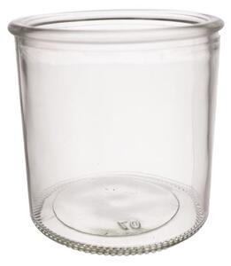 Felinar decorativ din bambus, suport interior pentru lumanare, maner din franghie, inaltime 40 cm