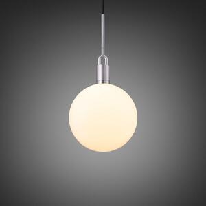 Buster + Punch Forked Pendulum Ø 29 cm oțel/opal, reglabil, Alb, Camera de zi / sufragerie, Metal, Suspensie cu flacără unică