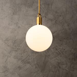 Buster + Punch Pendulum cu furculiță Ø 29 cm alamă/opal, reglabil, Auriu / Alamă, Camera de zi / sufragerie, Metal