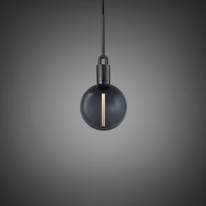 Buster + Punch Pendulum cu furculiță Ø 20cm gunmetal/fumuriu, reglabil, Gri, Camera de zi / sufragerie, Metal
