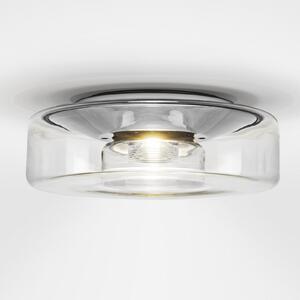 Serien Lighting serien.lighting Curling L plafon 927 transparent, reglabil, Transparent, Camera de zi / sufragerie, Sticlă, Design
