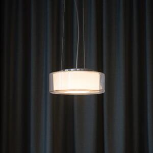 Serien Lighting serien.lighting Curling M frânghie 927 sticlă/cilindru., reglabil, Transparent, Camera de zi / sufragerie, Sticlă, Design