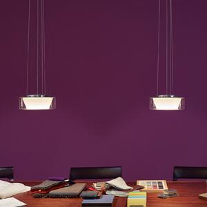 Serien Lighting serien.lighting Curling S frânghie 927 sticlă/conică, reglabil, Transparent, Camera de zi / sufragerie, Sticlă, Design