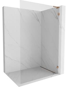 Mexen Lunar L, paravan de duș dreapta 50 x 200 cm, sticlă transparentă de 8 mm, profil auriu-roz, 830L-050-000-60-00-P