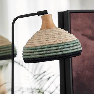 Forestier Grass lampă de masă, albastră, Negru, Camera de zi / sufragerie, Metal, Design, Ecran de masă în poziție verticală