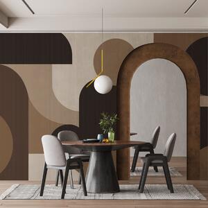 Tapet Arcuri geometrice, Imagini de fundal unice, w05653 : Uwalls.ro