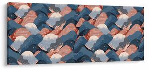 Tablou - Valuri și dealuri (120x50 cm)